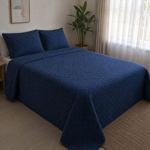 COBERTOR DE COLCHON 2PLZ + 2 FUNDAS DE ALMOHADA LLANA Y DISEÑOS
