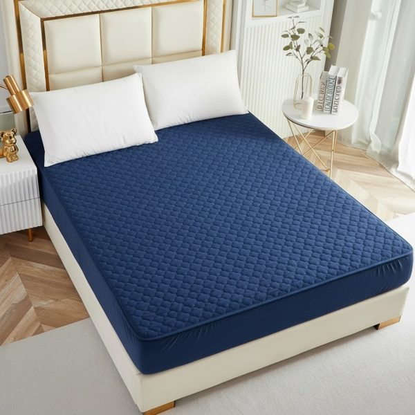 PROTECTOR DE COLCHON 2 PLAZAS CON ELASTICO IMPERMIABLE