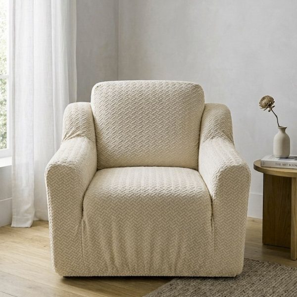 FORRO DE MUEBLE SIN FALDON LABERINTO BEIGE 1P