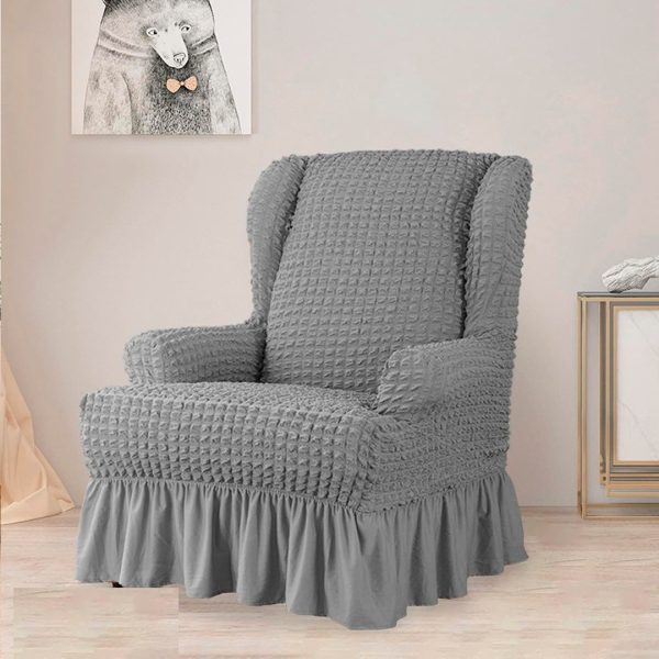 G25 FORRO DE MUEBLE CON FALDON BURBUJA GRIS 1P
