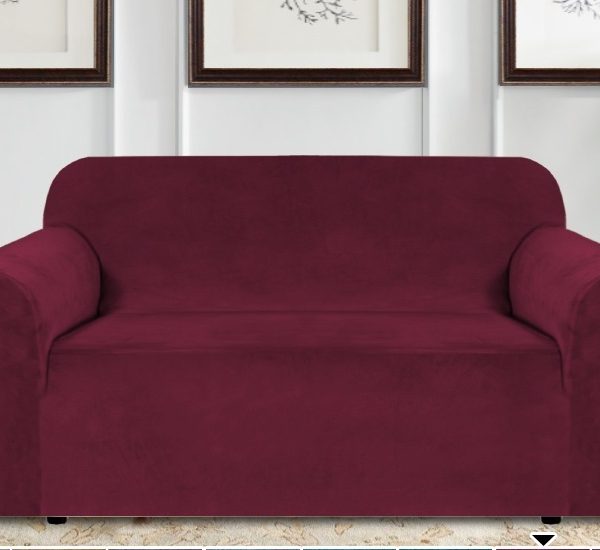 CPF25 FORRO DE MUEBLE GAMUZA SIN FALDON VINO 2P